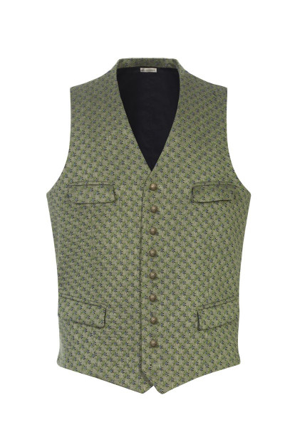 Trachten Vest Pius, garden green