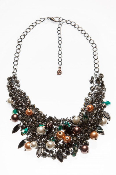 Trachten Necklace Eleonora, hematite