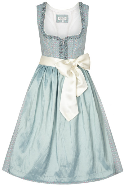 Midi Dirndl Eisbach Shine, blue