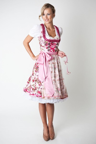 Dirndl Marissa, creme/pink | Marjo ...