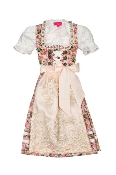 Children Dirndl Ruby, rose