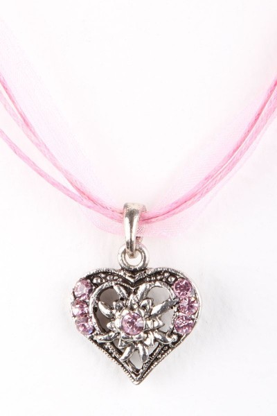 Trachtenkette Kleines Herz, rosa