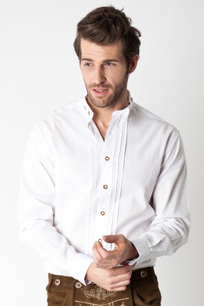 Trachten Shirt Louis, white