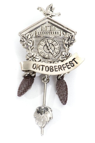 Trachtenanstecknadel Kuckucksuhr