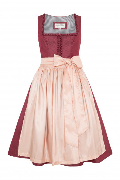 Midi Dirndl Ella, burgundy