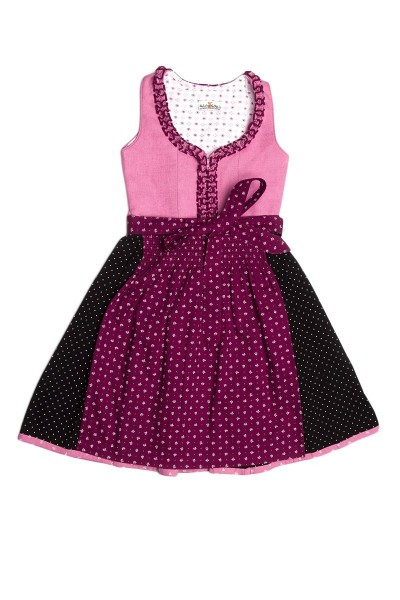 Children Dirndl Katherine, pink/black