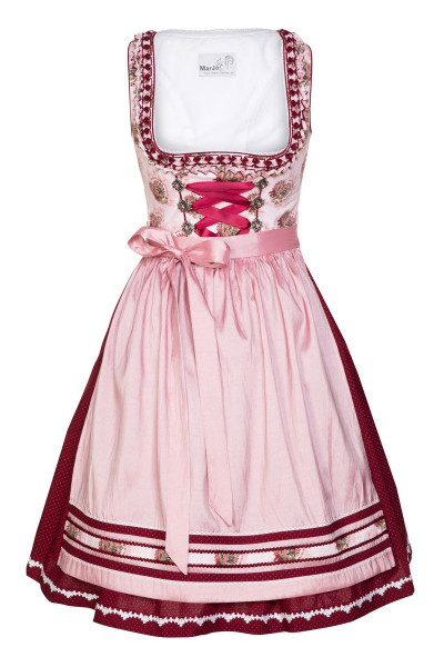 Mini Dirndl Eureka, rosa/himbeer