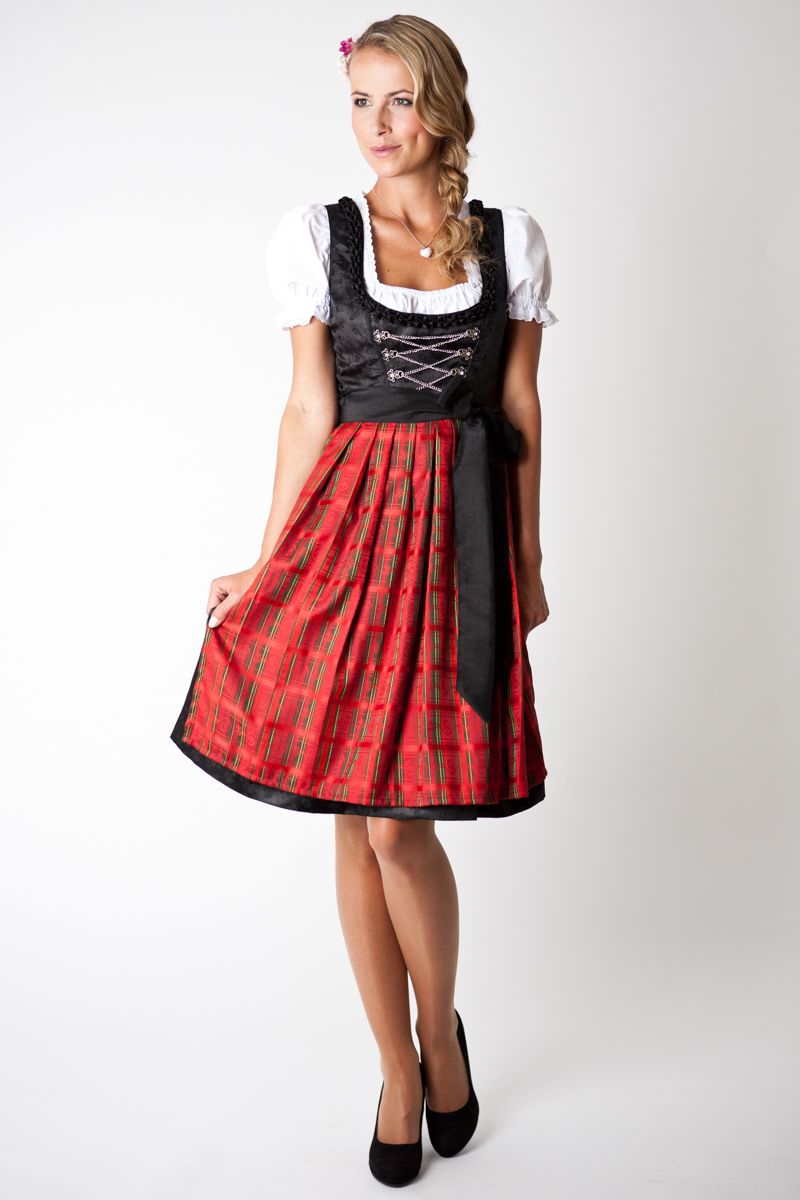 red dirndl