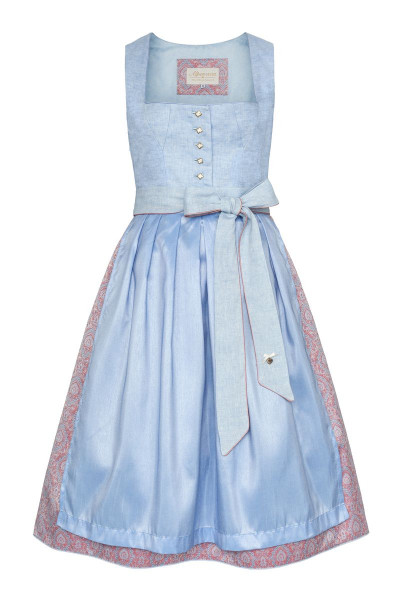 Midi Dirndl Elisa hellblau