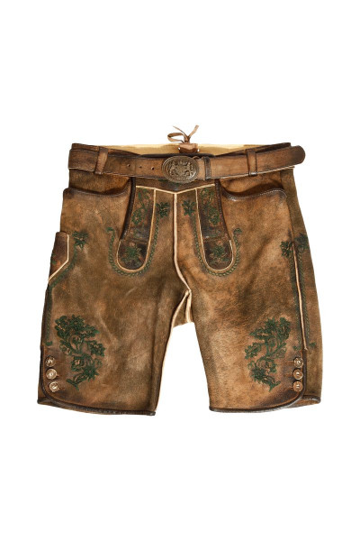 Lederhose Short Hohenberg G, antique stone