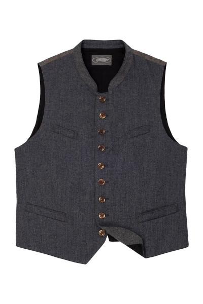 Trachten Vest Anton blue