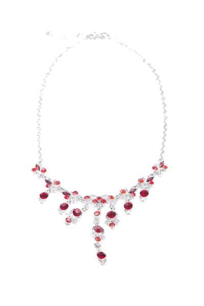 Trachtenkette Kollier Lizzy, rot