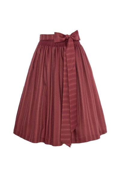 Dirndl Apron Lina, burgundy