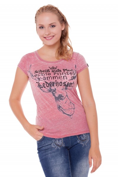 Damen Trachten Shirt Lucy, pink
