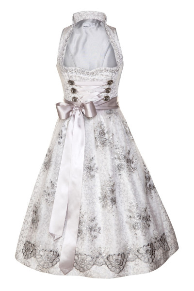 Midi Dirndl Paris, silber