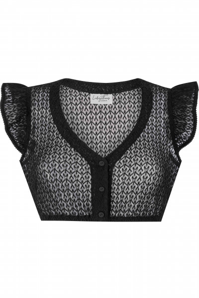 Dirndlbluse Selina schwarz