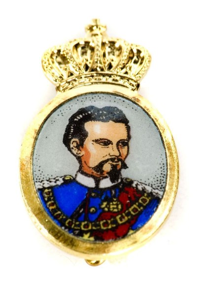 Trachtenanstecknadel Bayerischer König