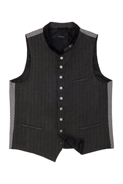 Trachten Vest Leopold grey