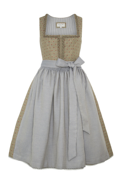 Midi Dirndl Mila, golden stripes