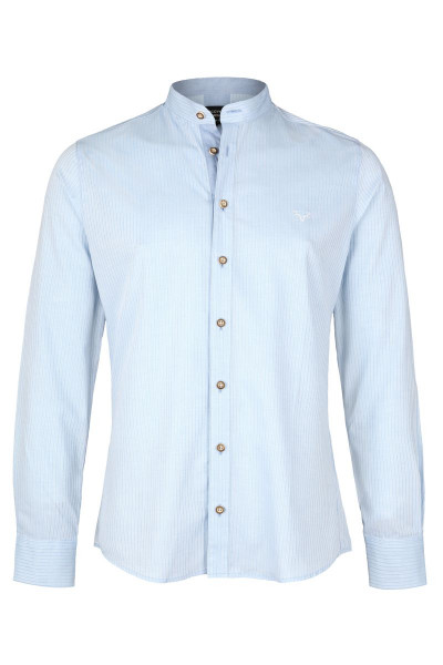 Trachten Shirt Finley, stripe blue