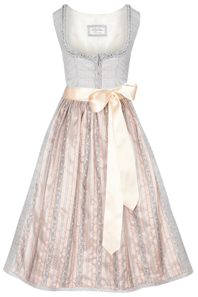 Midi Dirndl Bogenhausen Beauty, grey