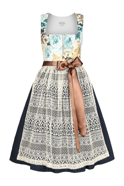 Midi Dirndl Parzival, blau