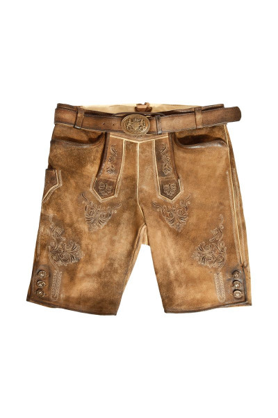 Lederhose Short Ammersee, antique oak