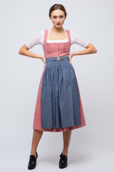 Midi Dirndl Monika, lotus/indigo