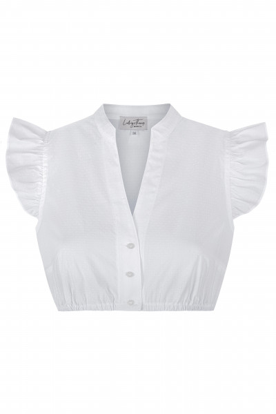 Dirndlbluse Valentine weiß