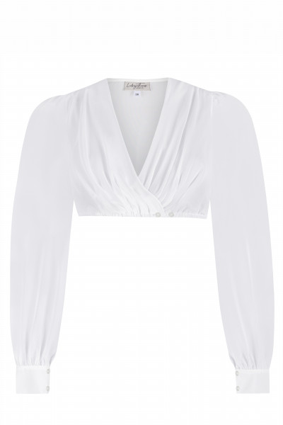 Dirndlbluse Cassandria creme