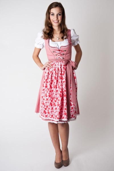 red dirndl