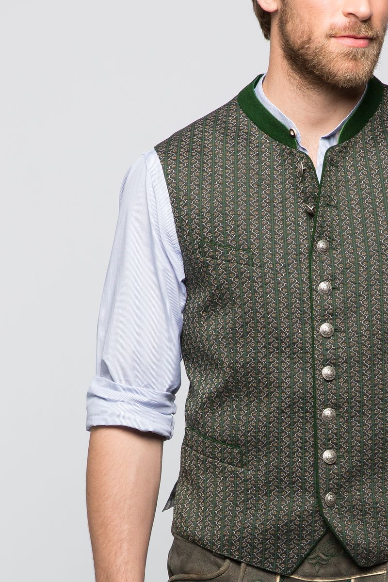 Grasegger Trachtenweste Trachtengilet Steigl 1-W-3217-1225 grau grün Weste Tracht Herren Lodenweste Lodengilet Grasegger Trachtenweste Trachtengilet Steigl 1-W-3217-1225 grau grün Weste Tracht Herren Lodenweste Lodengilet