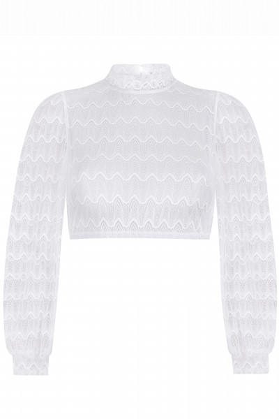 Dirndlbluse Patricia weiß