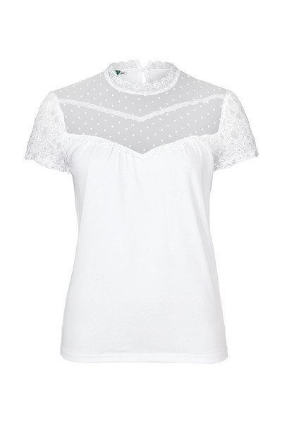 Trachten Blouse Livea, white