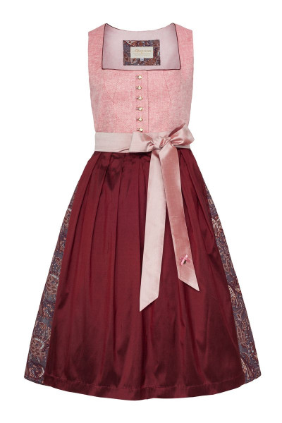 Midi Dirndl Alicia bordeaux