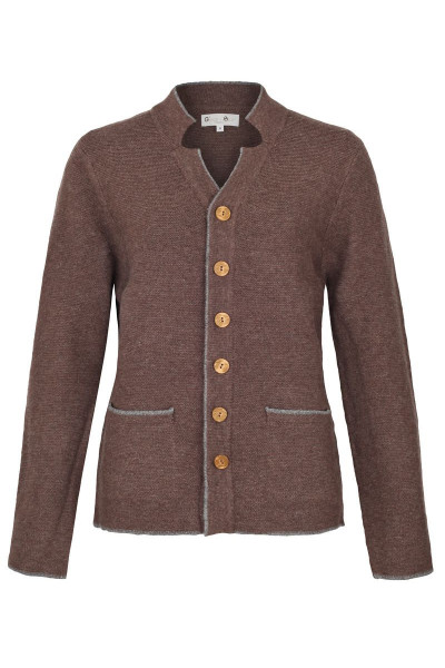 Trachten Jacket Luis, brown/grey