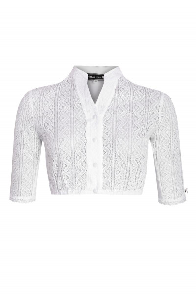 Dirndlbluse Johanna fein, ecru