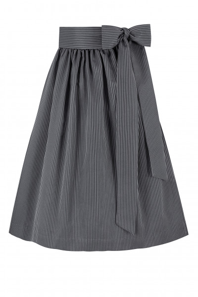 Dirndlschürze Evelyn anthrazit, 70 cm