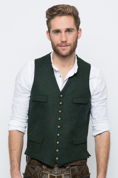 Trachten Vest Pius, dark green