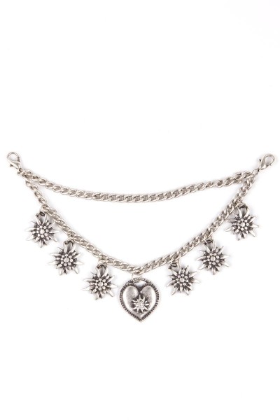 Damencharivari Edelweiß, silber