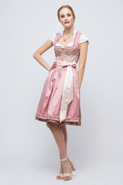 Mini Dirndl Celeste, rose