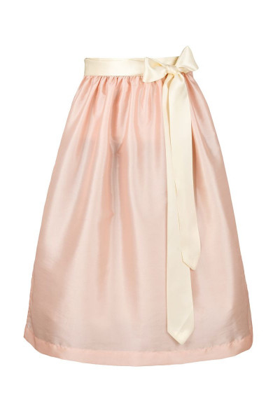 Dirndl Apron Maria, rose/creme