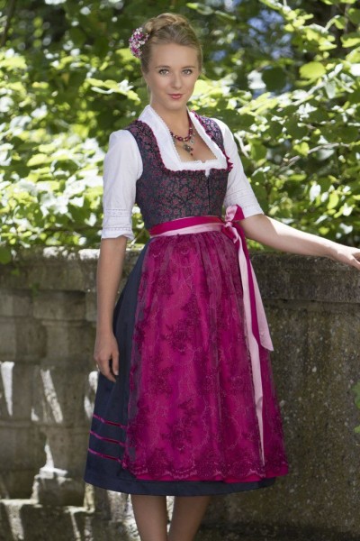 Dirndl Verona, dunkelblau