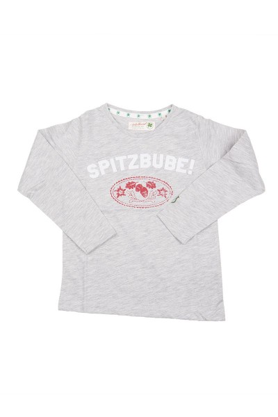 Trachtenshirt Spitzbube, grau