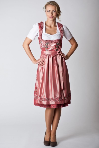 Trachten Dirndl Leona, rot