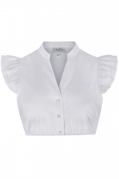 Dirndlbluse Luzia II weiß