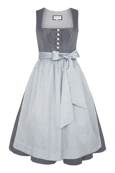 Dirndl Mirabelle steel stripe