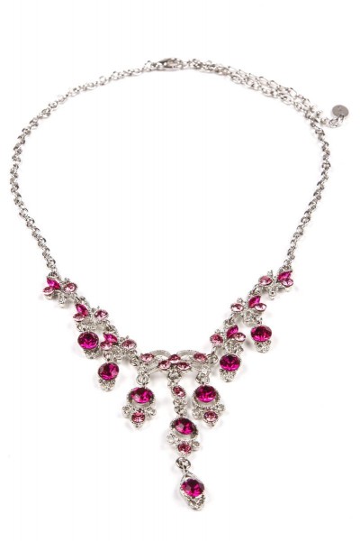 Trachtenkette Kollier Lizzy, pink