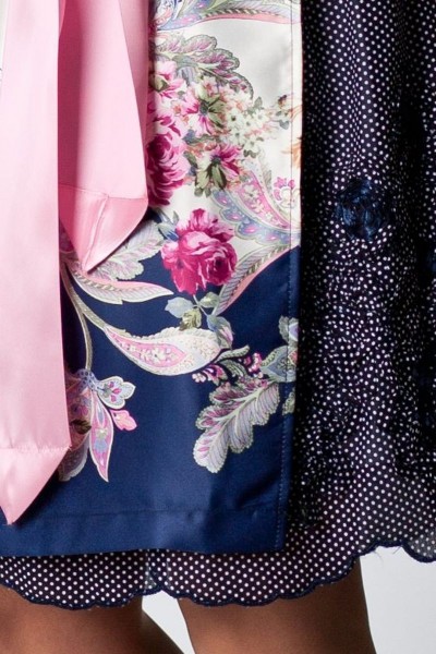 Dirndl Christina, blue/rose