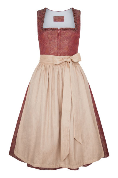 Dirndl Rosalie burning coral